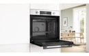 Bosch Series 4 HQA534BW3B Single Electric Oven with Added Steam - White - The Kitchen Box