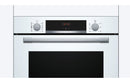 Bosch Series 4 HQA534BW3B Single Electric Oven with Added Steam - White - The Kitchen Box