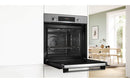 Bosch Series 4 HQA574BS3B Single Pyrolytic Oven with Added Steam - Black & Stainless Steel - The Kitchen Box