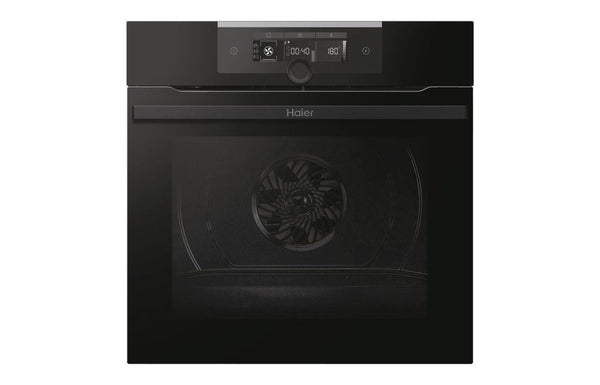 Haier I - Turn Series 2 HWO60SM2F3BH Single Electric Oven - Black - The Kitchen Box