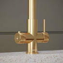 Hanstrom 3 - in - 1 Flex Touch Instant Boiling Water Tap - Brushed Gold - The Kitchen Box