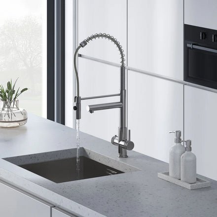 Hanstrom 3 - in - 1 Flex Touch Instant Boiling Water Tap - Chrome - The Kitchen Box