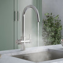 Hanstrom 3 - in - 1 Swan Touch Instant Boiling Water Tap - Chrome - The Kitchen Box
