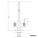 Hanstrom 3 - in - 1 Swan Touch Instant Boiling Water Tap - Chrome - The Kitchen Box