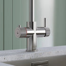 Hanstrom 3 - in - 1 Swan Touch Instant Boiling Water Tap - Chrome - The Kitchen Box