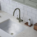 Hanstrom 3 - in - 1 Traditional Instant Boiling Water Tap - Brushed Gunmetal Grey - The Kitchen Box