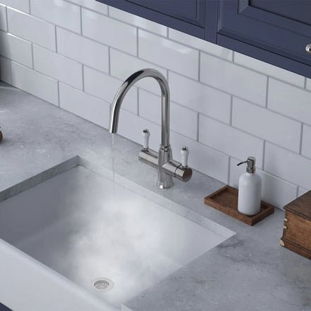 Hanstrom 3 - in - 1 Traditional Instant Boiling Water Tap - Chrome - The Kitchen Box