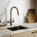 Hanstrom 4 - in - 1 Flex Pro Instant Boiling Water Tap - Gunmetal Grey - The Kitchen Box