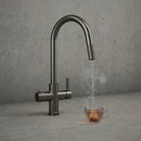 Hanstrom 4 - in - 1 Flex Pro Instant Boiling Water Tap - Gunmetal Grey - The Kitchen Box