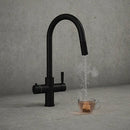 Hanstrom 4 - in - 1 Flex Pro Instant Boiling Water Tap - Matt Black - The Kitchen Box