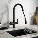 Hanstrom 4 - in - 1 Flex Pro Instant Boiling Water Tap - Matt Black - The Kitchen Box