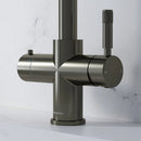 Hanstrom 4 - in - 1 Swan Instant Boiling Water Tap - Brushed Gunmetal Grey - The Kitchen Box