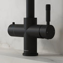 Hanstrom 4 - in - 1 Swan Instant Boiling Water Tap - Matt Black - The Kitchen Box