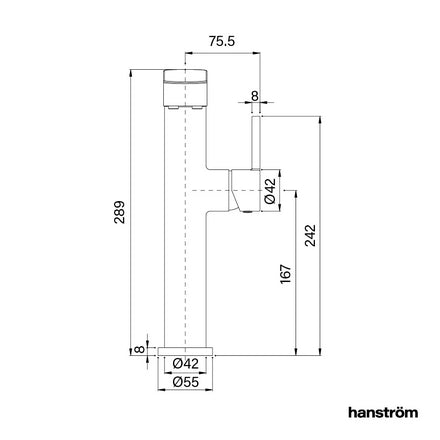 Hanstrom 5 in 1 Digital Tap - Matt Black - The Kitchen Box