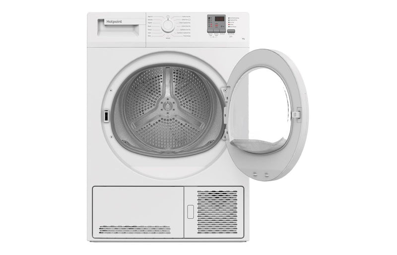 Hotpoint C HD C92 WWGD UK F/S 9kg Condenser Dryer - White - The Kitchen Box