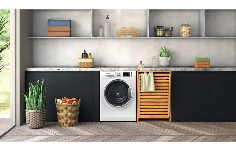 Hotpoint NM11 1048 WC A UK F/S 10kg 1400rpm Washing Machine - White - The Kitchen Box