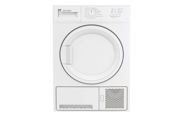 Indesit C YD C82 WWGL UK F/S 8kg Condenser Dryer - White - The Kitchen Box