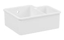 Prima 1.5B LHMB Undermount Ceramic Sink (Inc. Waste) - White