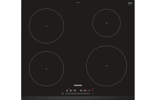 Siemens iQ100 EU631FEB1E 60cm Induction Hob - Black - The Kitchen Box