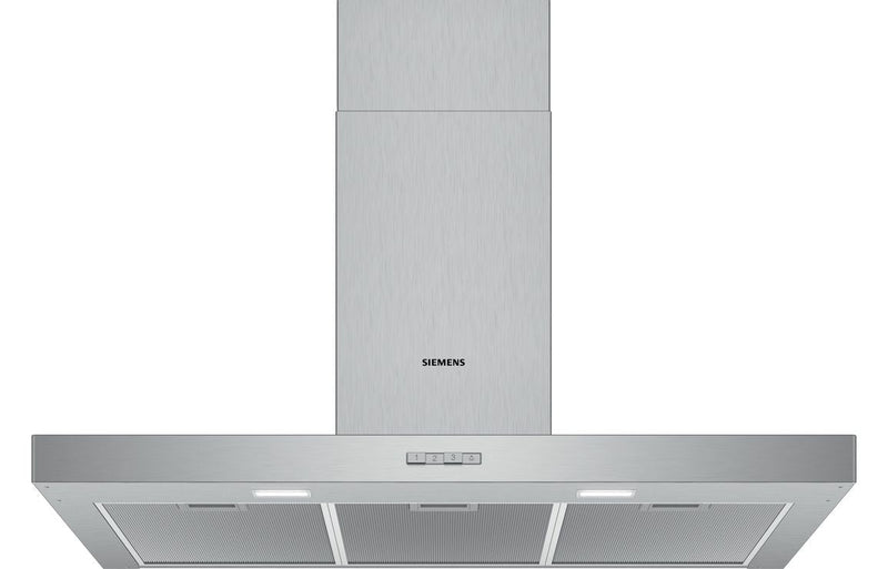 Siemens iQ100 LC94BBC50B 90cm Box Chimney Hood - Stainless Steel