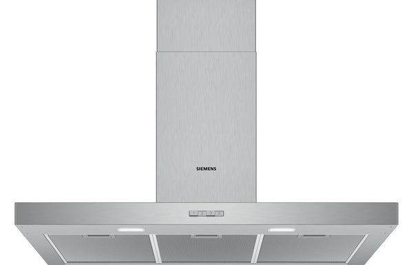 Siemens iQ100 LC94BBC50B 90cm Box Chimney Hood - Stainless Steel - The Kitchen Box
