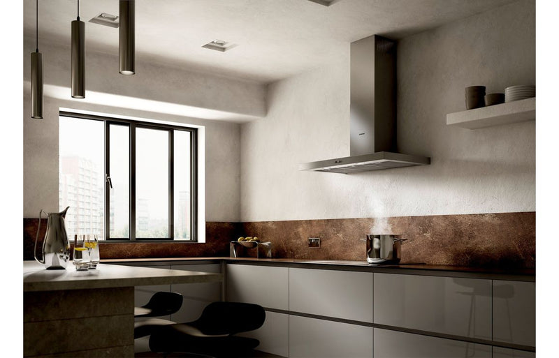 Siemens iQ100 LC94BBC50B 90cm Box Chimney Hood - Stainless Steel - The Kitchen Box