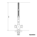 Verana 3 - in - 1 Flex Instant Boiling Water Tap - Brushed Gold - The Kitchen Box