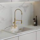 Verana 3 - in - 1 Flex Instant Boiling Water Tap - Brushed Gold - The Kitchen Box