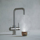 Verana 3 - in - 1 Square Instant Boiling Water Tap - Chrome - The Kitchen Box