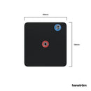 Verana 3 - in - 1 Square Instant Boiling Water Tap - Matt Black - The Kitchen Box