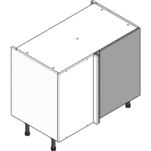800 Blind Corner Base - 800 Cabinet with 400 Door (Left)