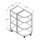 300mm Base Curved Cabinet