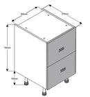 500 2-Drawer Cabinet