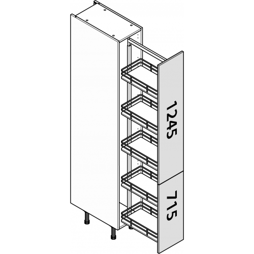 300 Pull Out Larder Standard
