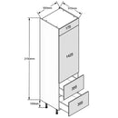 500 Larder with 2 Pan Drawers Tall