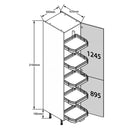 500 Pull & Swing Larder Tall