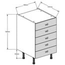 300 5-Drawer Cabinet