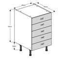 600 5-Drawer Cabinet