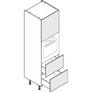 Single Oven with 2 Pan Drawers Standard