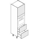 Single Oven with 2 Pan Drawers Tall