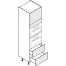 Double Oven with 2 Pan Drawers Tall