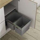 Innostor, Pull Out Triple Recycling Waste Bin, Segregated 30 Litre Capacity