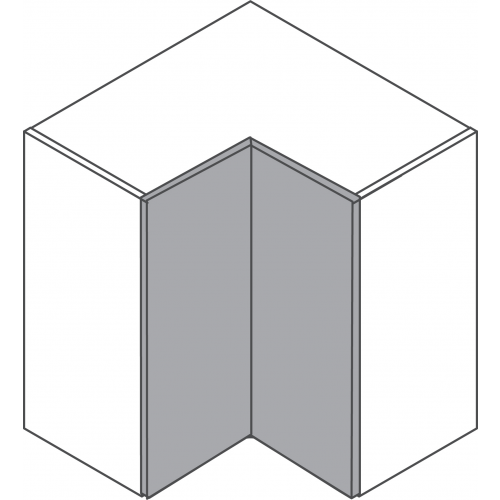 650 Corner Wall Cabinet