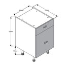 500 Drawerline Single Base Cabinet