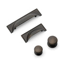 Windsor Round Knob Antique Black