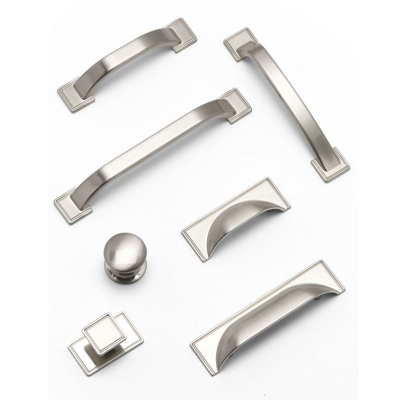 Windsor Round Knob Brushed Nickel