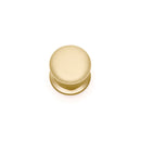 Windsor Round Knob Satin Brass