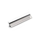 Barbican Glass Pull Handle Chrome / Clear Glass