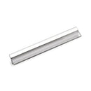 Barbican Glass Pull Handle Chrome / Clear Glass