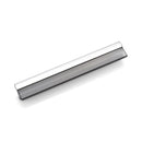 Barbican Glass Pull Handle Chrome / Grey Glass